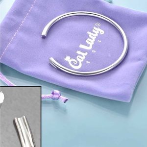 New minimalistic cat cuff bracelet